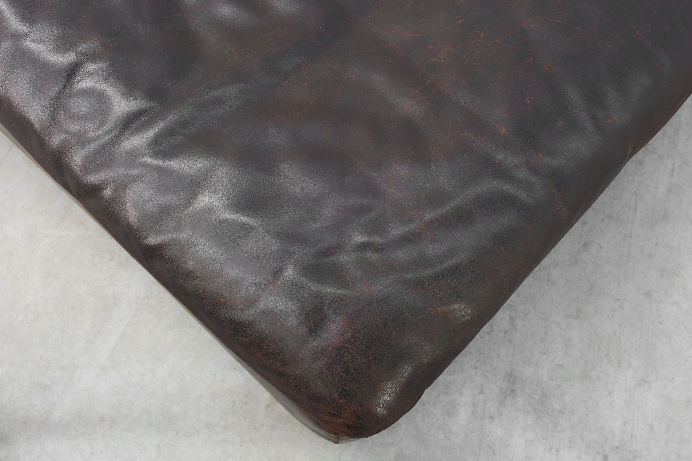 Mid-century De Sede DS‑11 Ottoman in Brown Leather, Switzerland 1960sthumbnail
